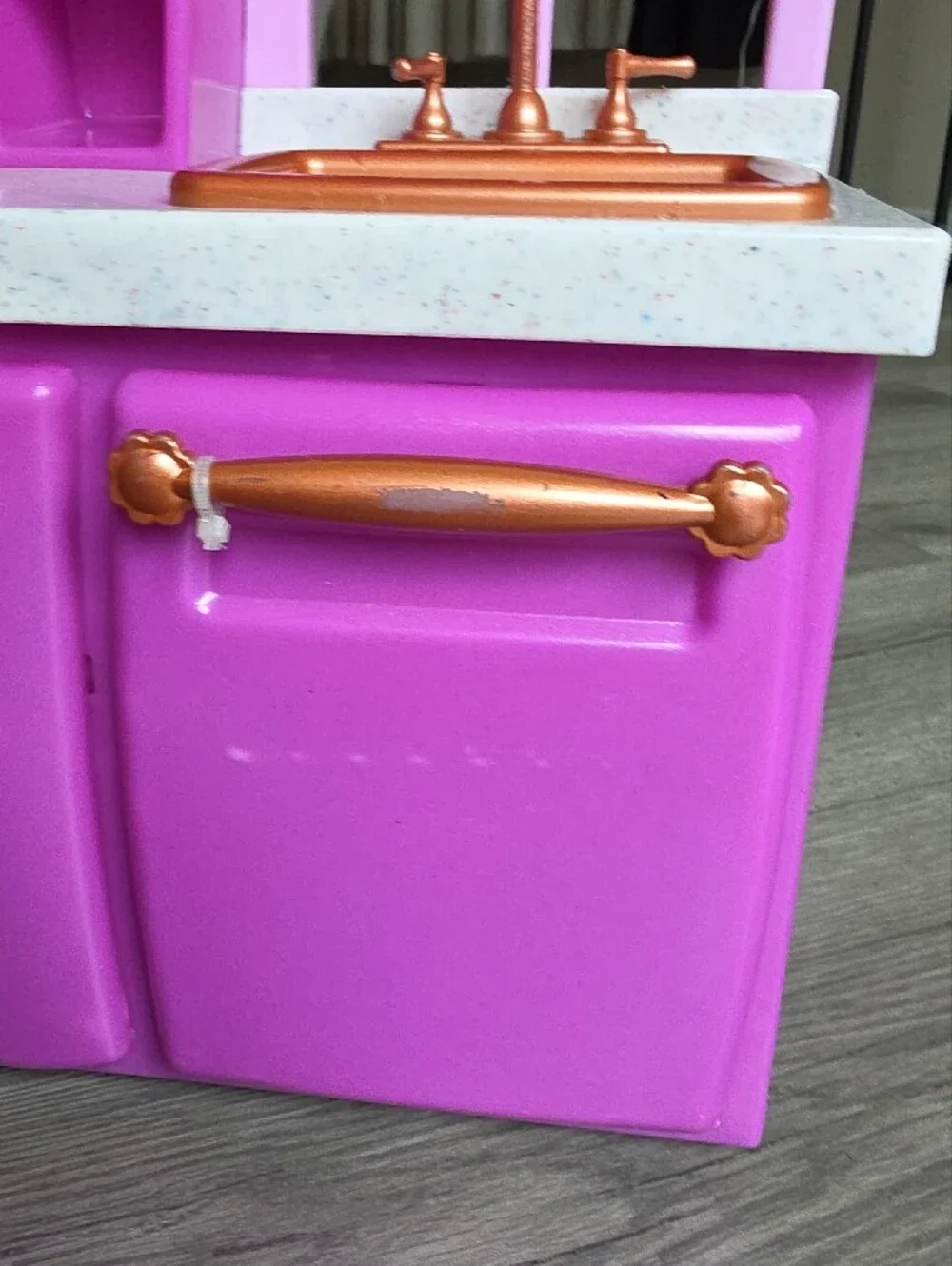 Our Generation Gourmet Kitchen (Lilac) playset designed for 18-inch dolls, Used